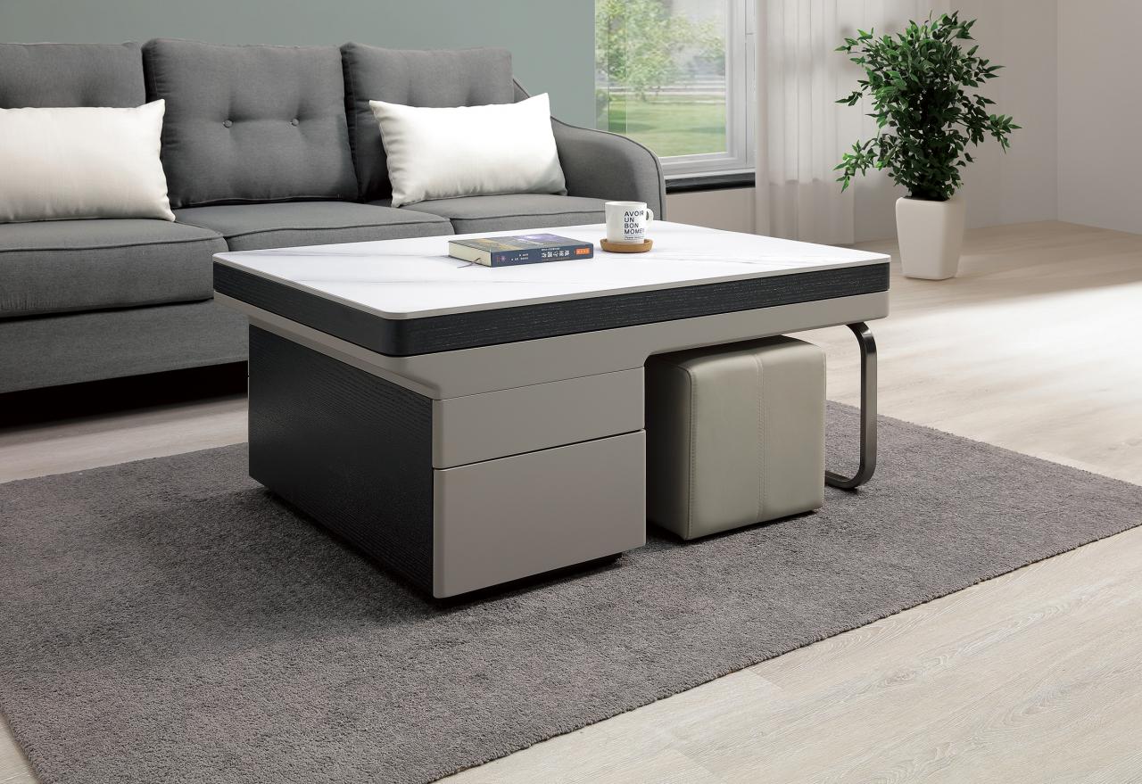 弗里達功能岩板茶几