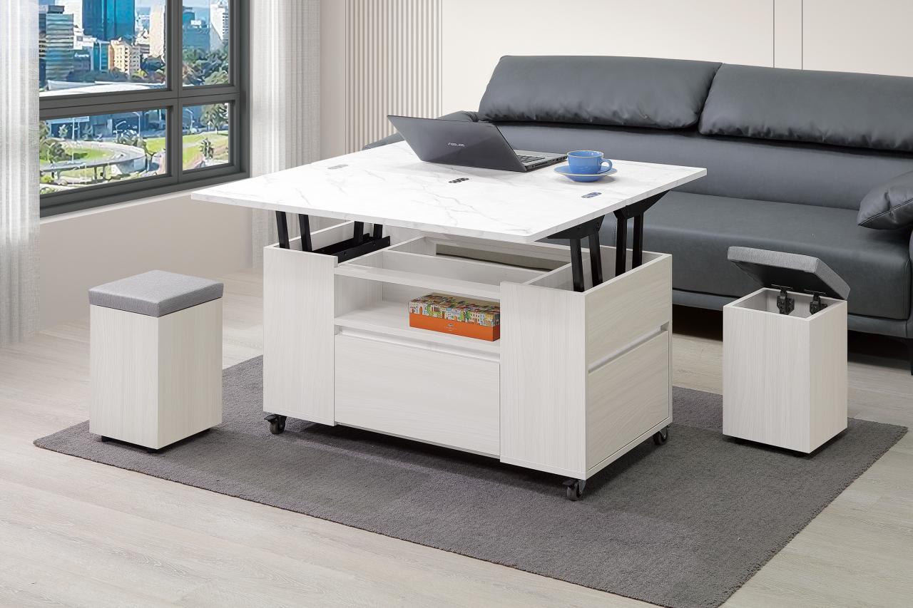 華格納3.3 尺雙升降移動茶几