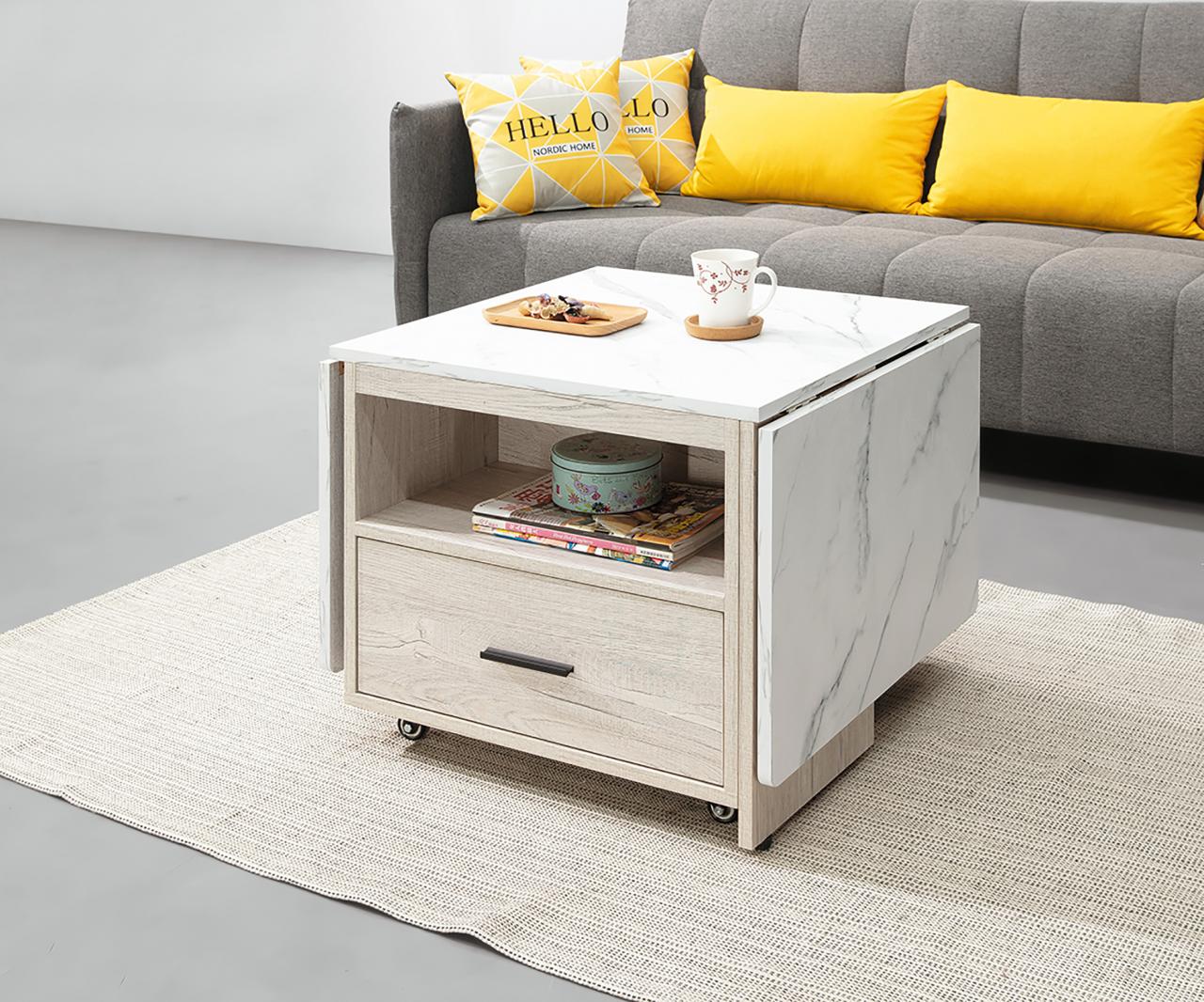 雨果折合移動式茶几