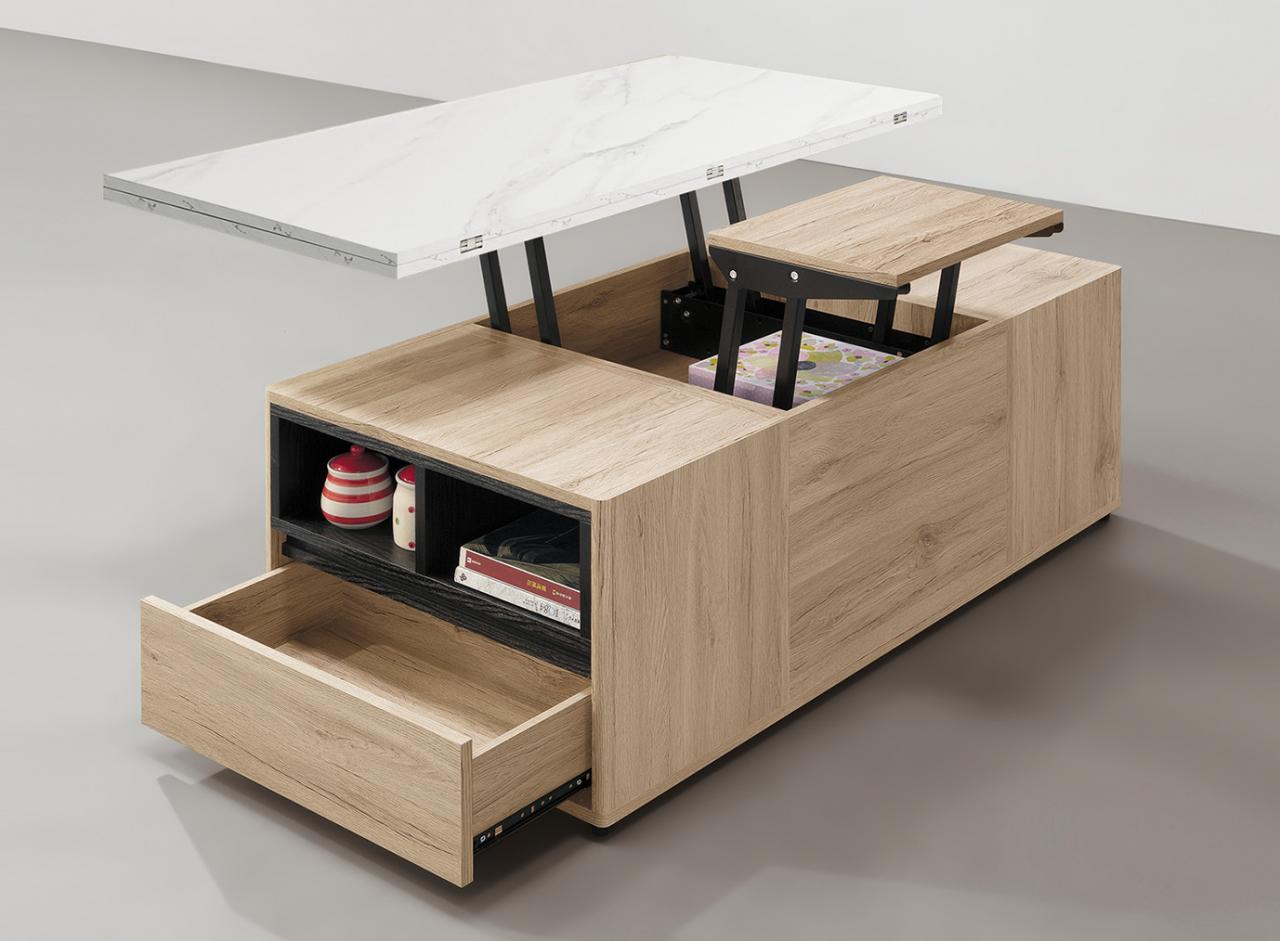 史蒂芬 4尺雙升降茶几