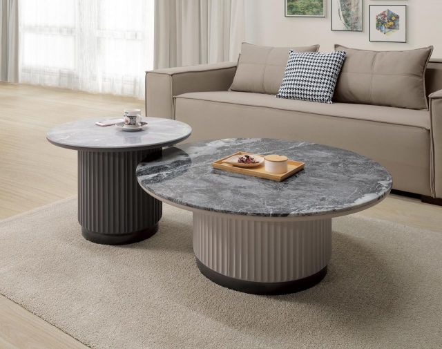 杰尼斯石面茶几組(可各別單買)