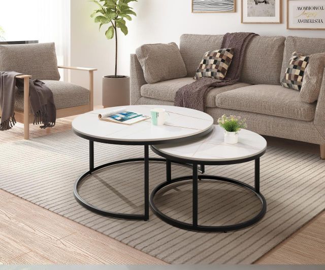 艾維斯岩板茶几組